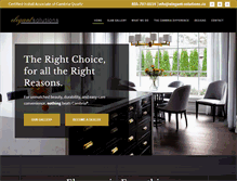 Tablet Screenshot of elegant-solutions.ca